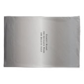 パソバーシーダーシルブスワッシュピロパーソナライズされたーケース 枕カバー (裏面)