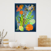 パソバーシーダープリント ポスター (キッチン)