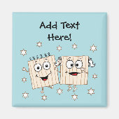 パソバースクエアマグネット「マッツァー」 マグネット (正面)