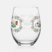 パソバーセダーコーシェールペサチマッツァ ステムなしワイングラス (右)