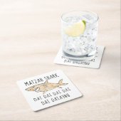 パソバーダイユーヌマッツァシャーク スクエアペーパーコースター (インサイチュ)