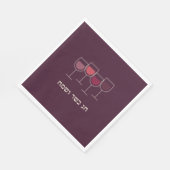 パソバーチャグカシャフサマイワインゴブレット スタンダードランチョンナプキン (角)