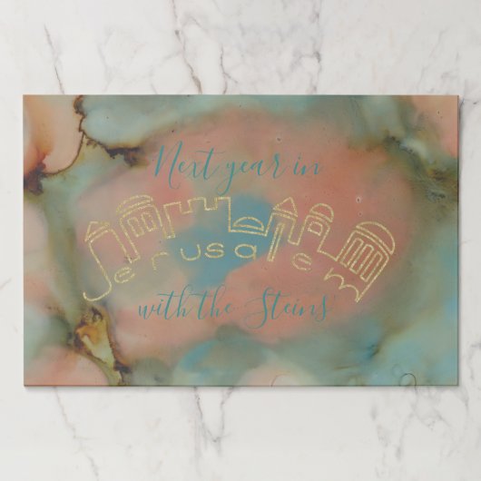 パソバーティアウェイランチョンマットシェードオブカラー ペーパーパッド (正面)