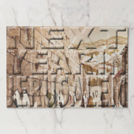 パソバーティアウェイランチョンマットパッド/エルサレム ペーパーパッド
