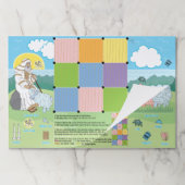 パソバーティアウェイランチョンマットパッド/シーダープレイシート» ペーパーパッド (折り畳み)