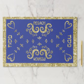 パソバーティアウェイランチョンマットパッド/ブルー,金ゴールド ペーパーパッド (インサイチュ)