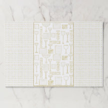 パソバーティアウェイランチョンマットパッド/金ゴールドグラス/マッザー