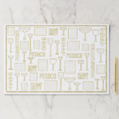 パソバーティアウェイランチョンマットパッド/金ゴールドスパークリマッザー ペーパーパッド (インサイチュ)