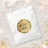 パソバーブラック金ゴールドアフィコメンタイム フェイバーバッグ (クリップ留めされた状態)