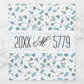 パソバーワインボトルラベルお洒落セダー時間 ワインラベル (シングルラベル)