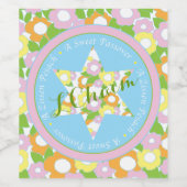 パソバーワインボトルラベルパソバーフラワー ワインラベル (シングルラベル)