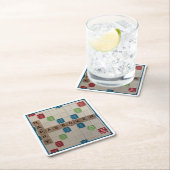 パソバーワード検索スクエア紙コースター スクエアペーパーコースター (インサイチュ)