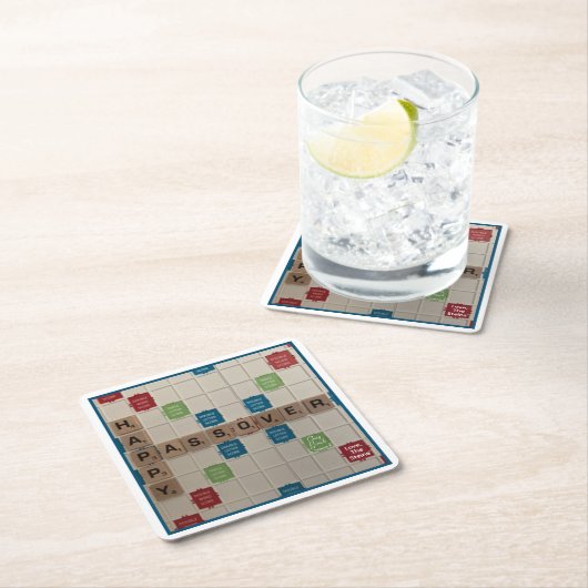 パソバーワード検索スクエア紙コースター スクエアペーパーコースター (インサイチュ)