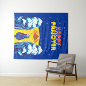 パソバー・モーセとイスラエル人の出ポップ・アートのエジプトの絵を描芸術 タペストリー (インサイチュ(横))