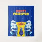 パソバー・モーセとイスラエル人の出ポップ・アートのエジプトの絵を描芸術 タペストリー (正面)