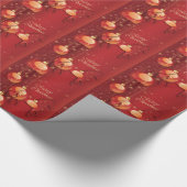 パソフィノホースクリスマスジョイ ラッピングペーパー (角)