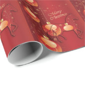 パソフィノホースクリスマスジョイ ラッピングペーパー (ロールコーナー)