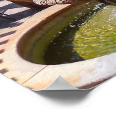 パソロブルのクロード試飲ルームのパティオ ポスター (角)