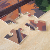 パソロブルズカリフォルニアヴィネヤードセントラルコースト ジグソーパズル (側面)