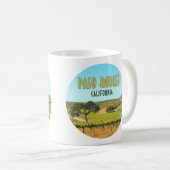 パソロブルズカリフォルニアヴィネヤードヴィンテージ コーヒーマグカップ (正面右)