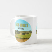 パソロブルズカリフォルニアヴィネヤードヴィンテージ コーヒーマグカップ (正面左)