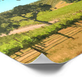 パソロブルズカリフォルニアヴィネヤードヴィンテージ ポスター (角)