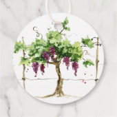 パソロブルズヴィネヤードワイナリー結婚式の引き出物ズフリットT フェイバータグ (裏面)