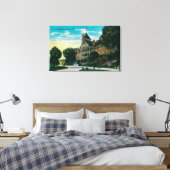 パソロブレス、CAPasoロブレス、カリフォルニア州のホット春 キャンバスプリント (インサイチュ (寝室))