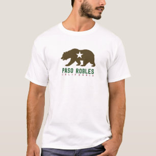 パソローブルズワイナリーカリフォルニアワイン愛好家旗 Tシャツ
