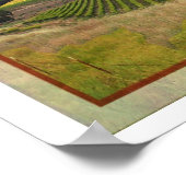 パソ・ローブルズワインカントリーのポスター ポスター (角)