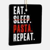 パタおもしろいイタリアンスタラバーズことわざ セラミックオーナメント (右)