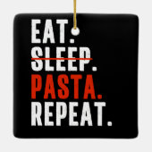 パタおもしろいイタリアンスタラバーズことわざ セラミックオーナメント (裏面)