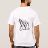 パタよくはしゃぐスモンキーティー Tシャツ (裏面)