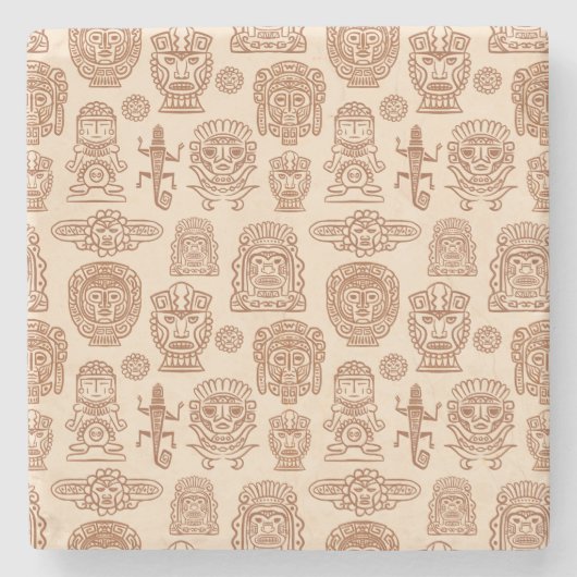 パタアステカインスパイアーン ストーンコースター (正面)