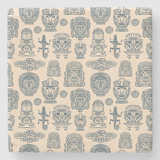 パタアステカインスパイアーン ストーンコースター (正面)