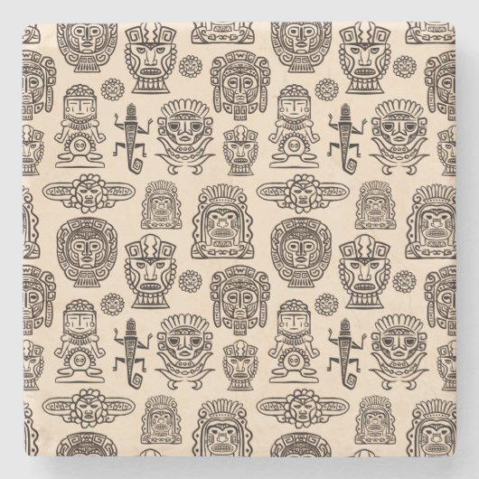 パタアステカインスパイアーン ストーンコースター (正面)