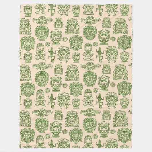 パタアステカインスパイアーン フリースブランケット (正面)