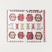 パタアステカーン強調 タペストリー (正面(横))