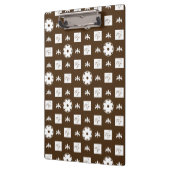 パタエレガントン市松模様にデザイン クリップボード (左)