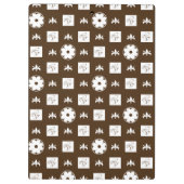 パタエレガントン市松模様にデザイン クリップボード (裏面)