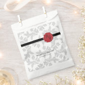 パタエレガントーン&ワックスシ結婚ール フェイバーバッグ (クリップ留めされた状態)