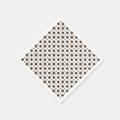 パタエレガント市松模様にーン スタンダードカクテルナプキン (角)