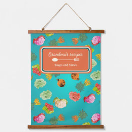 パタカスタムーン野菜，ニンジン，カリフラワー 吊り下げ型タペストリー