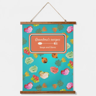 パタカスタムーン野菜，ニンジン，カリフラワー 吊り下げ型タペストリー