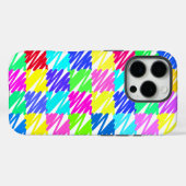 パタカラフルン市松模様にデザイン Case-Mate iPhoneケース (裏面 (横))