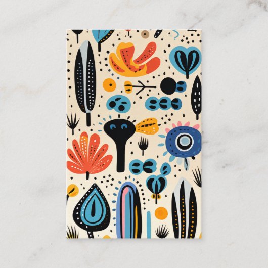 パタカラフルーンプロフェッショナルユニークジョブany 名刺 (正面)