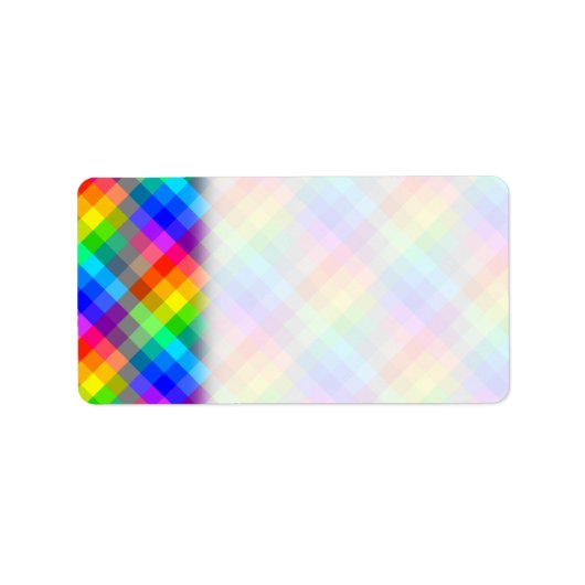 パタカラフルーン虹の色。 ラベル (正面)