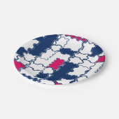 パタカラフルーン， エレガント ペーパープレート (アングル)