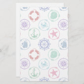 パタカラフルーン 便箋 (正面/裏面)