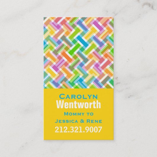 パタカラフルーンMamaネットワークカード コーリングカード (正面)